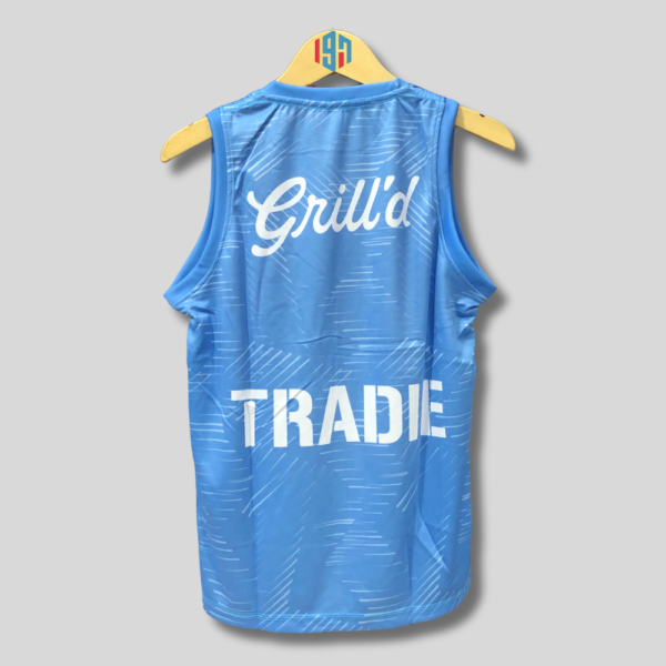 MELBOURNE S T O R M MEN'S TRAINING SINGLET | MENS CUSTOM REPLICA TRAINING SINGLET BLUE