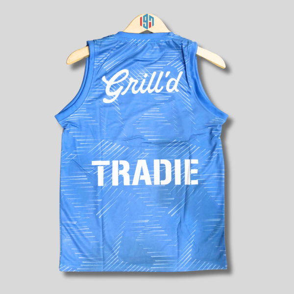 MELBOURNE S T O R M MEN'S TRAINING SINGLET | MENS CUSTOM REPLICA TRAINING SINGLET BLUE