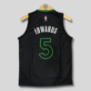 MINNESOTA TIMBERWOLVES ANTHONY EDWARDS 5 | MEN'S BLACK SWINGMAN CUSTOM REPLICA JERSEY