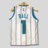 CHARLOTTE HORNETS LAMELO BALL #1 | MEN'S WHITE SWINGMAN ICON EDITION CUSTOM REPLICA JERSEY
