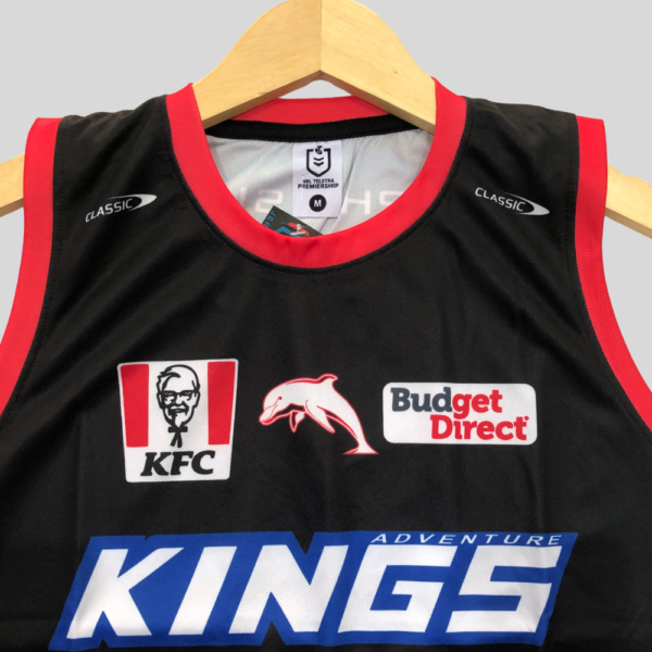 DOLPHINS MEN'S TRAINING SINGLET | MENS CUSTOM REPLICA TRAINING SINGLET BLACK