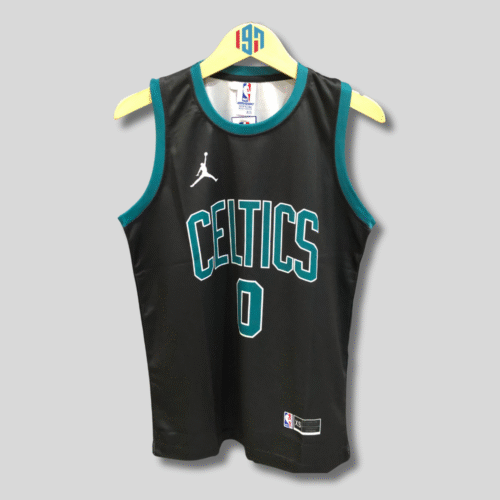 BOSTON CELTICS JAYSON TATUM 0 | MEN CUSTOM BLACK BASKETBALL JERSEY