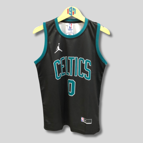BOSTON CELTICS JAYSON TATUM 0 | MEN’S CUSTOM JERSEY BLACK REPLICA JERSEY