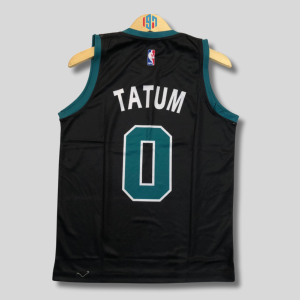 BOSTON CELTICS JAYSON TATUM 0 | MEN’S CUSTOM JERSEY BLACK REPLICA JERSEY