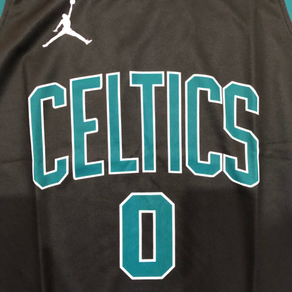 BOSTON CELTICS JAYSON TATUM 0 | MEN’S CUSTOM JERSEY BLACK REPLICA JERSEY