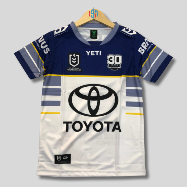 NORTH QUEENSLAND C O W B O Y S MEN'S ALTERNATE JERSEY | MENS CUSTOM REPLICA JERSEY WHITE