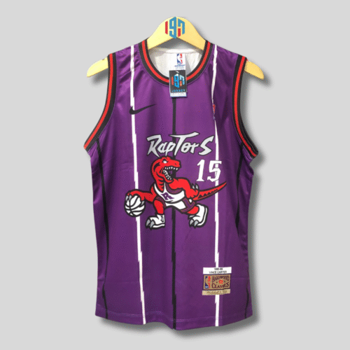 TORONTO RAPTORS VINCE CARTER 15 KID PURPLE BASKETBALL JERSEY REPLICA
