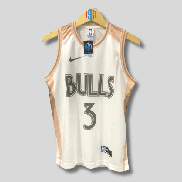 BASKETBALL JERSEY CHICAGO BULLS JOSH GIDDEY 3 | CUSTOM WHITE KIDS JERSEY