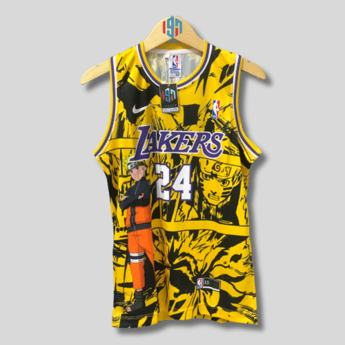 BASKETBALL JERSEY LAKERS KOBE BRYANT 24 | CUSTOM KID JERSEY LAKERS NARUTO ANIME