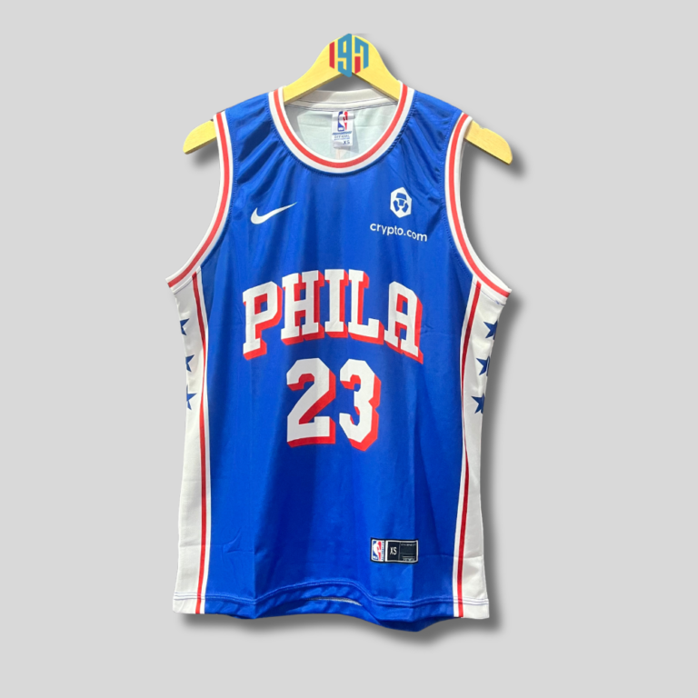 PHILADELPHIA 76ers LeBron JAMES #23 | MEN’S CUSTOM JERSEY BLUE REPLICA JERSEY